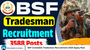 BSF Constable Tradesman Recruitment 2025 Apply Now