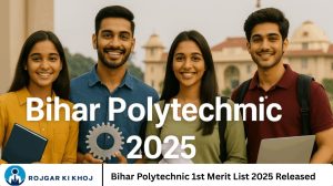 Bihar Polytechnic 1st Merit List 2025 Released