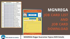MGNREGA Rojgar Guarantee Yojana 2025 Details
