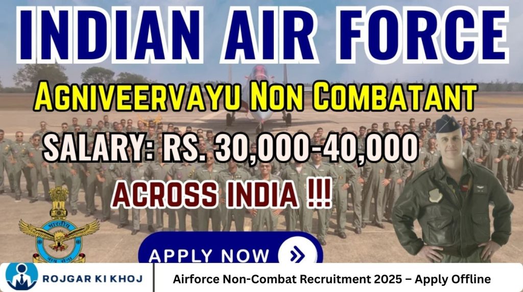 Airforce Non-Combat Recruitment 2025 – Apply Offline