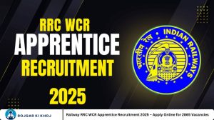 Railway RRC WCR Apprentice Recruitment 2025 – Apply Online for 2865 Vacancies