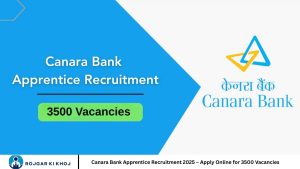 Canara Bank Apprentice Recruitment 2025 – Apply Online for 3500 Vacancies