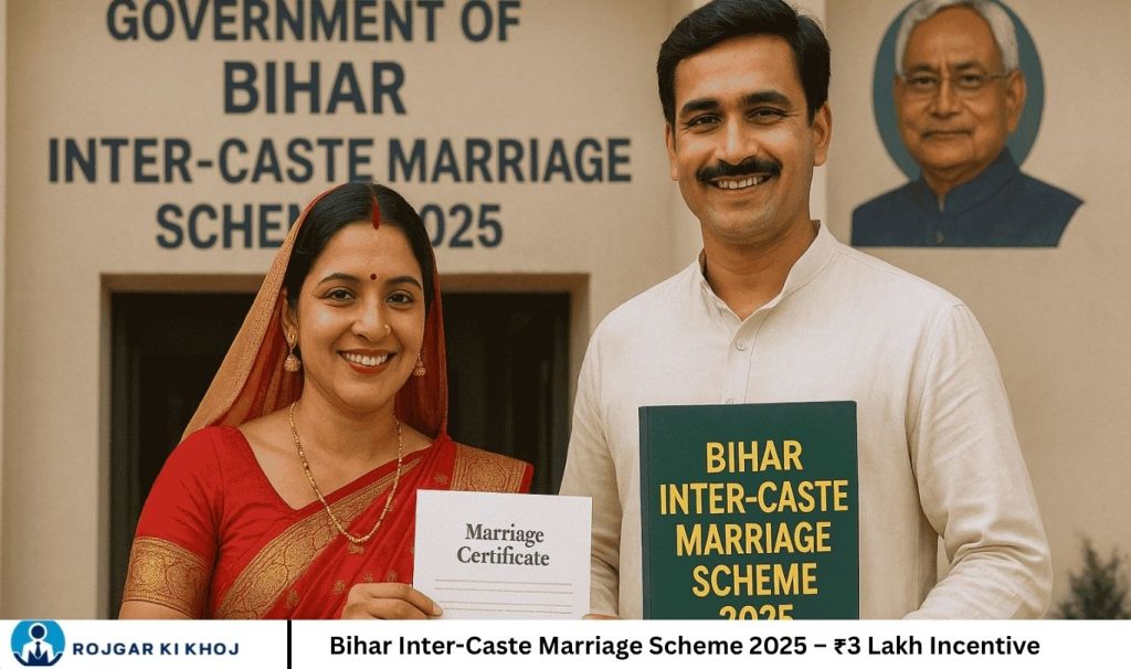Bihar Inter-Caste Marriage Scheme 2025 – ₹3 Lakh Incentive