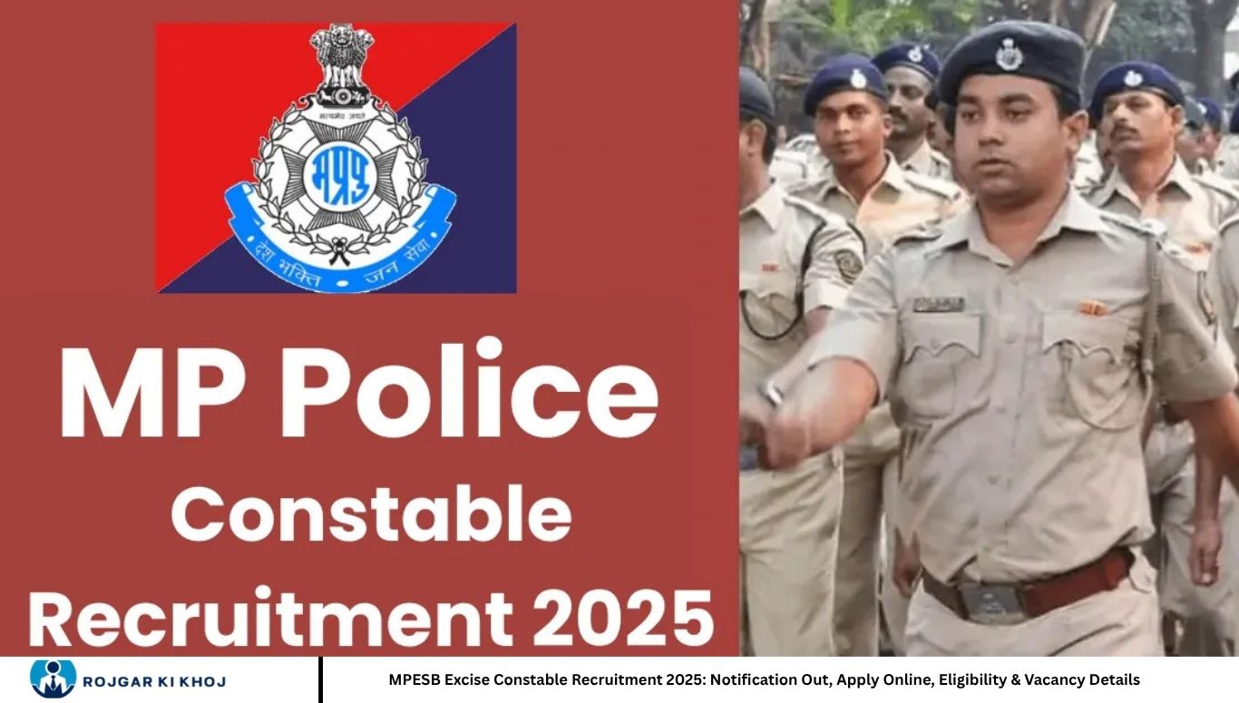MPESB Excise Constable Recruitment 2025: Notification Out, Apply Online ...