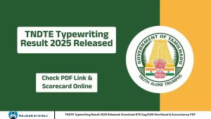 TNDTE Typewriting Result 2025 Released: Download GTE Aug 2025 Shorthand & Accountancy PDF