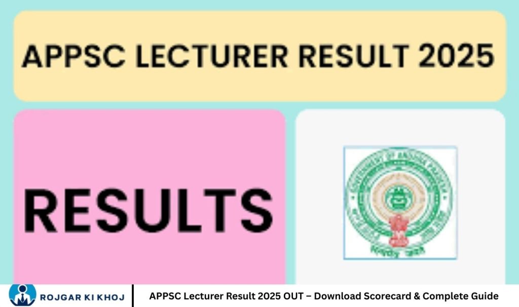 APPSC Lecturer Result 2025 OUT – Download Scorecard & Complete Guide