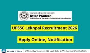 UPSSSC Lekhpal Recruitment 2026 – Apply Online for 7,794 Vacancies | Official Notification