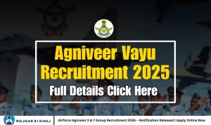 Airforce Agniveer X & Y Group Recruitment 2026 – Notification Released | Apply Online Now