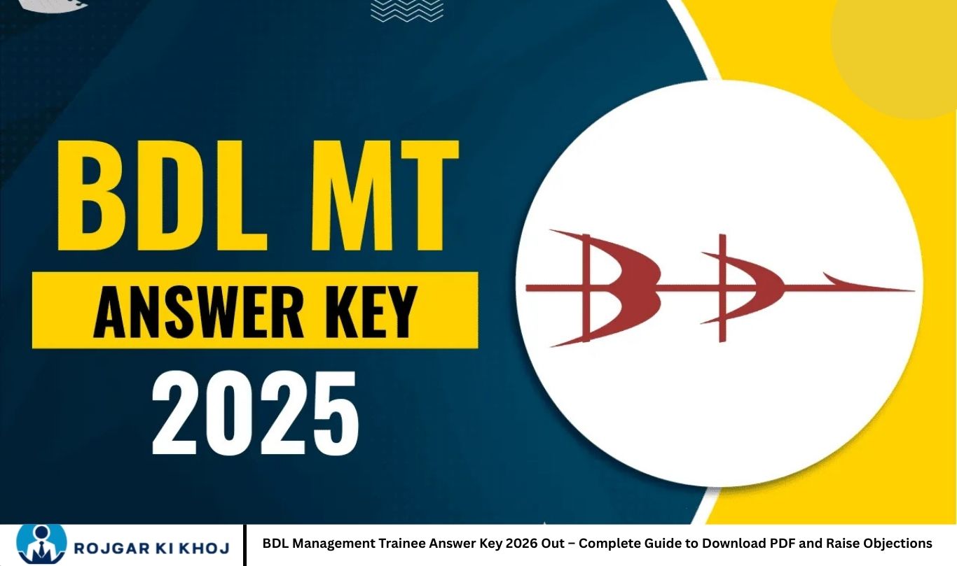 Key Pdf BDL Management Trainee Answer Key 2026 Out – Complete Guide to Download ...