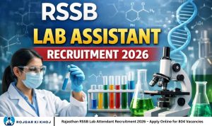 Rajasthan RSSB Lab Attendant Recruitment 2026 – Apply Online for 804 Vacancies