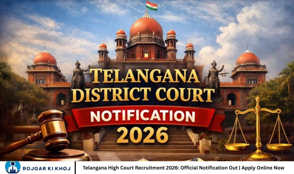 Telangana High Court Recruitment 2026: Official Notification Out | Apply Online Now