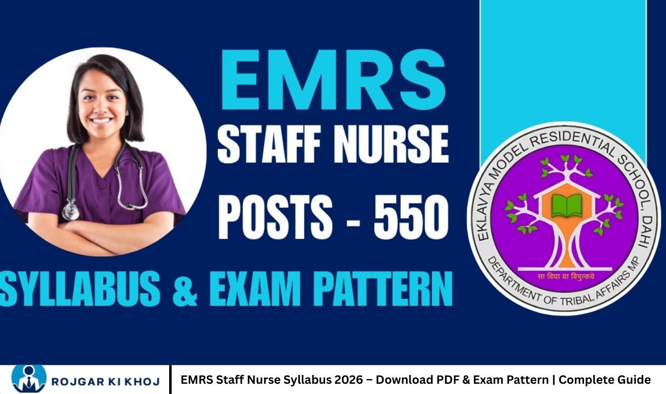 EMRS Staff Nurse Syllabus 2026 – Download PDF & Exam Pattern | Complete ...