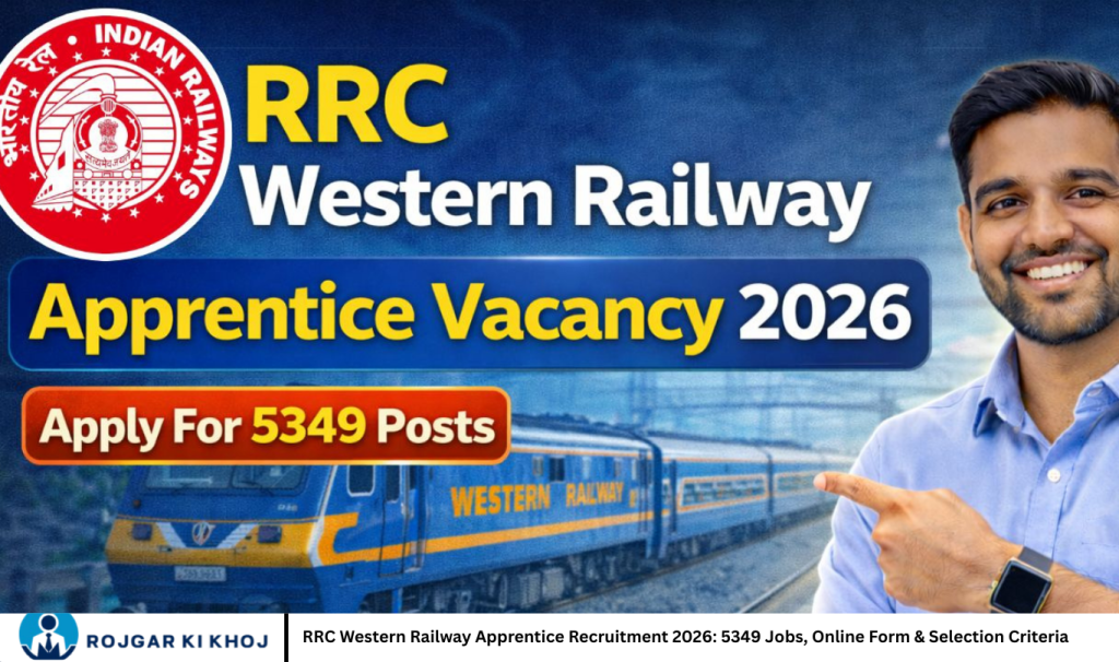 RRC Western Railway Apprentice Recruitment 2026: 5349 Jobs, Online Form & Selection Criteria