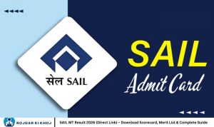 SAIL MT Result 2026 (Direct Link) – Download Scorecard, Merit List & Complete Guide