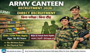 Army Canteen Nawanshahr Recruitment 2026 Apply Offline for Clerk, Helper & Other Positions