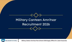 Military Station Amritsar Recruitment 2026 Apply Offline for Latest Vacancies