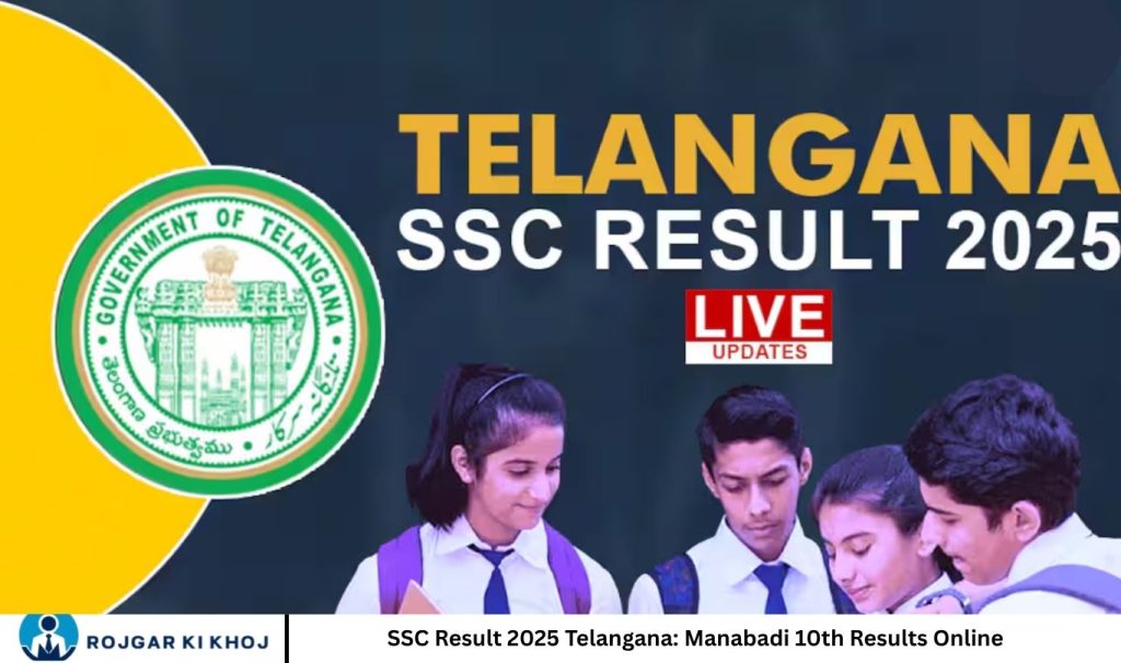 SSC Result 2025 Telangana: Manabadi 10th Results Online