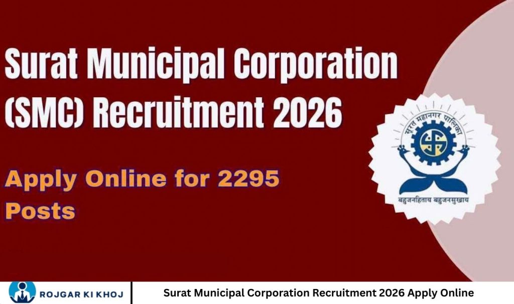 Surat Municipal Corporation Recruitment 2026 Apply Online