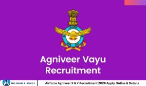 Airforce Agniveer X & Y Recruitment 2026 Apply Online & Details
