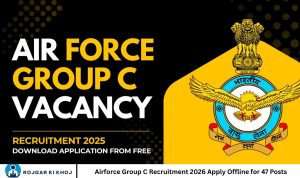 Airforce Group C Recruitment 2026 Apply Offline for 47 Posts