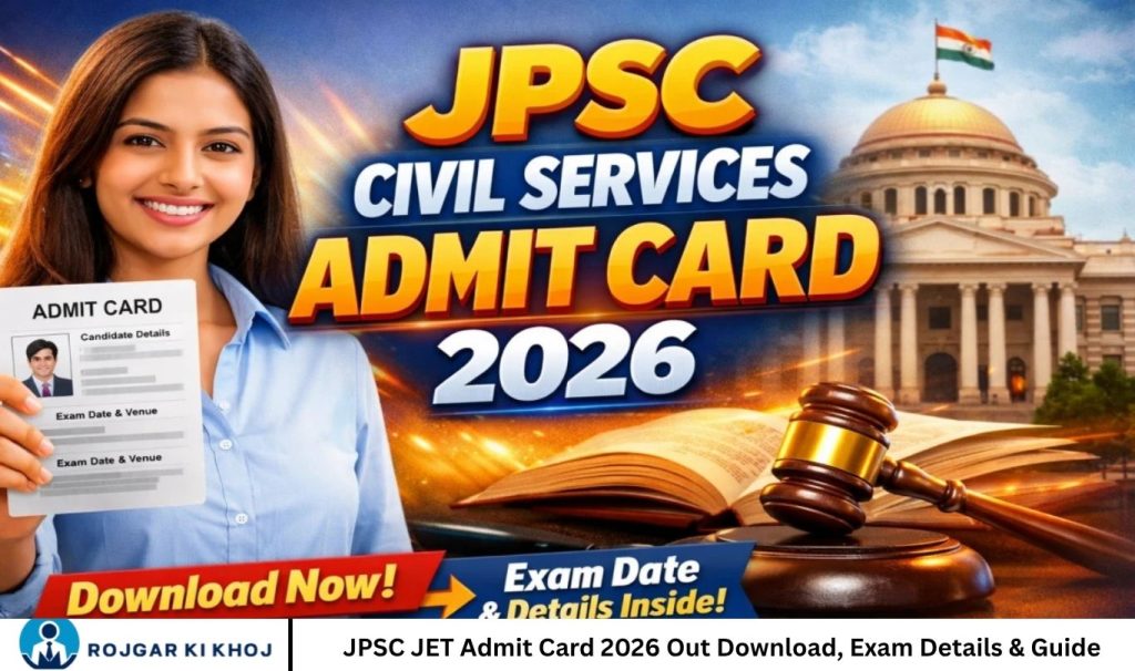 JPSC JET Admit Card 2026 Out Download, Exam Details & Guide