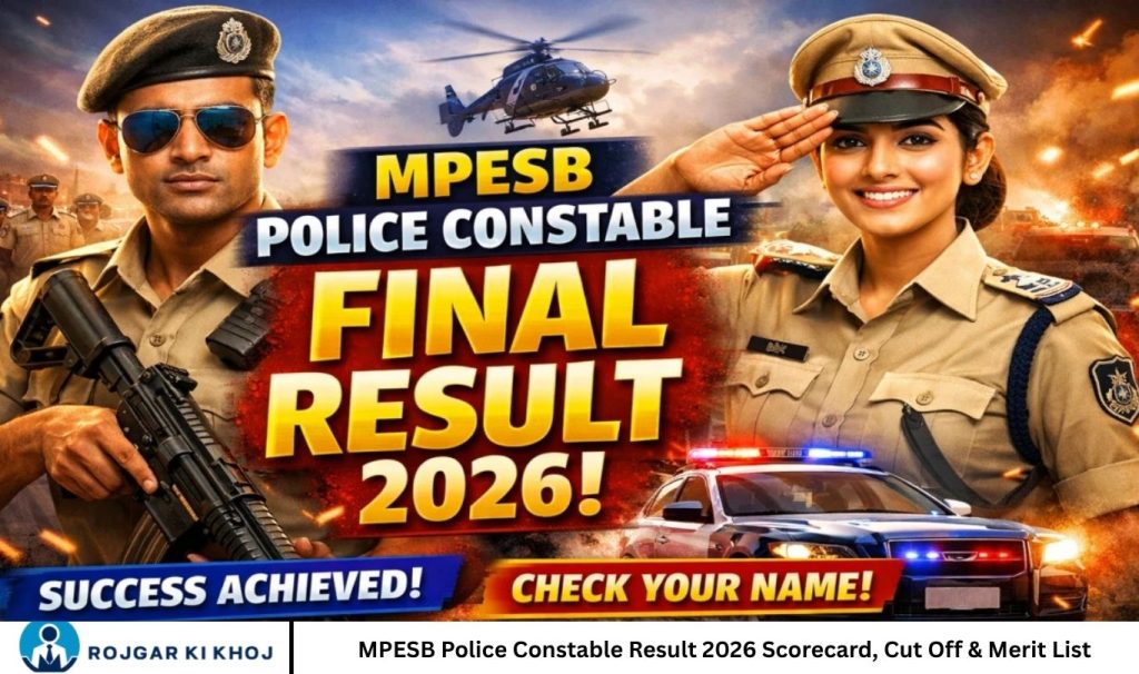 MPESB Police Constable Result 2026 Scorecard, Cut Off & Merit List