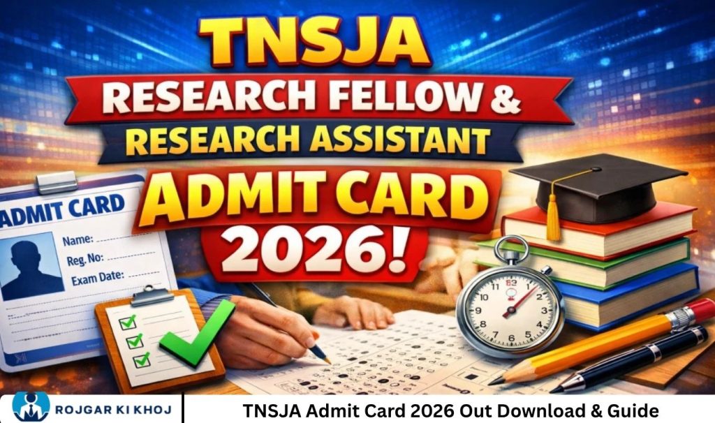 TNSJA Admit Card 2026 Out Download & Guide