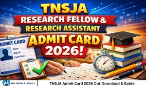 TNSJA Admit Card 2026 Out Download & Guide