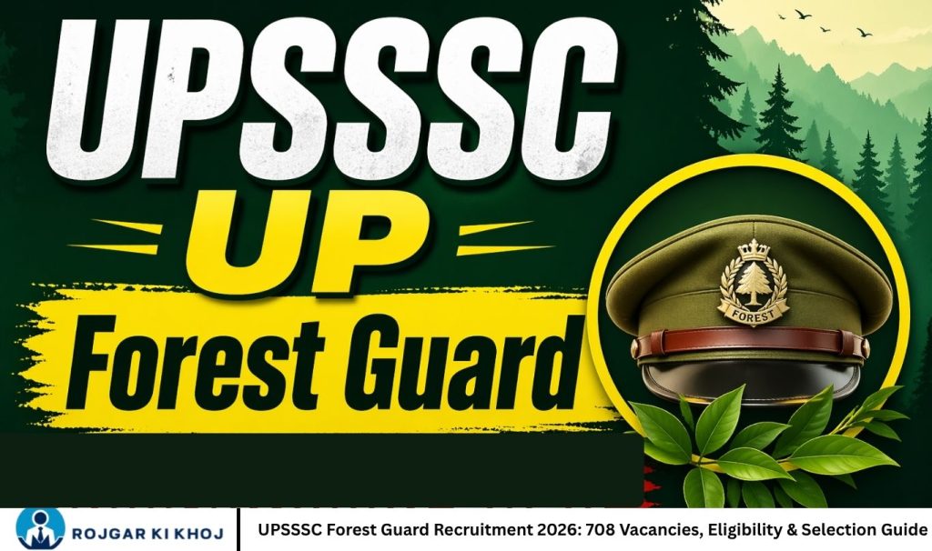 UPSSSC Forest Guard Recruitment 2026: 708 Vacancies, Eligibility & Selection Guide