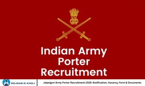 Jalpaiguri Army Porter Recruitment 2026: Notification, Vacancy, Form & Documents