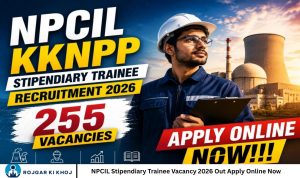NPCIL Stipendiary Trainee Vacancy 2026 Out Apply Online Now