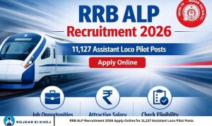 RRB ALP Recruitment 2026 Apply Online for 11,127 Assistant Loco Pilot Posts