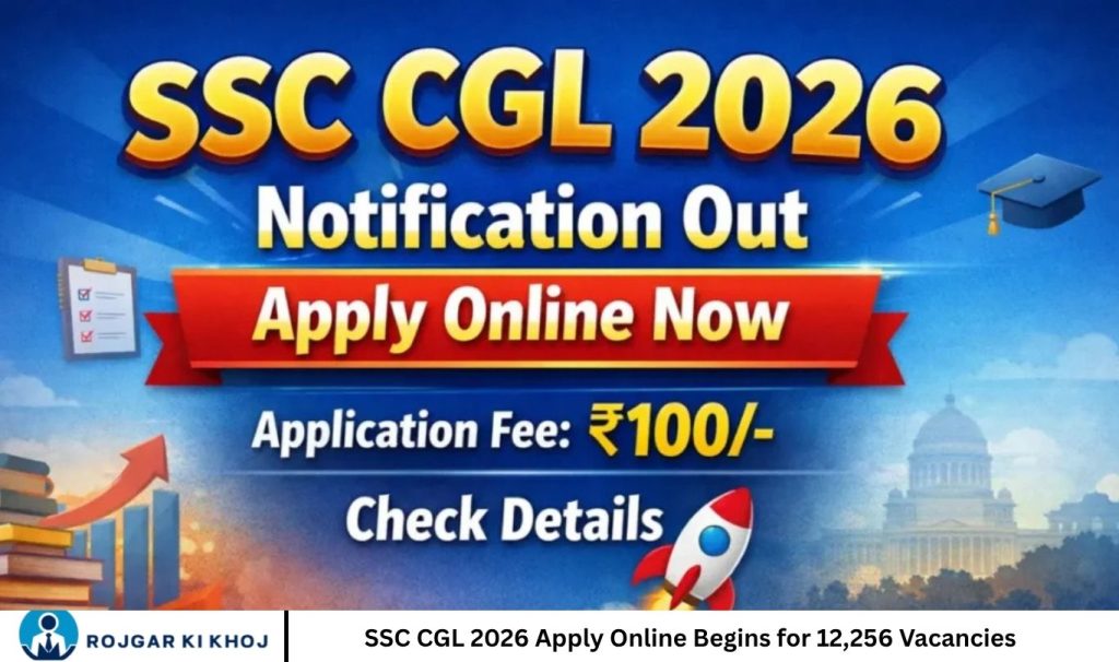 SSC CGL 2026 Apply Online Begins for 12,256 Vacancies