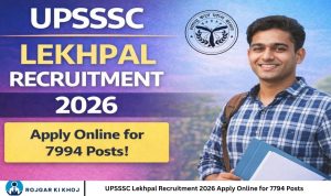 UPSSSC Lekhpal Recruitment 2026 Apply Online for 7794 Posts