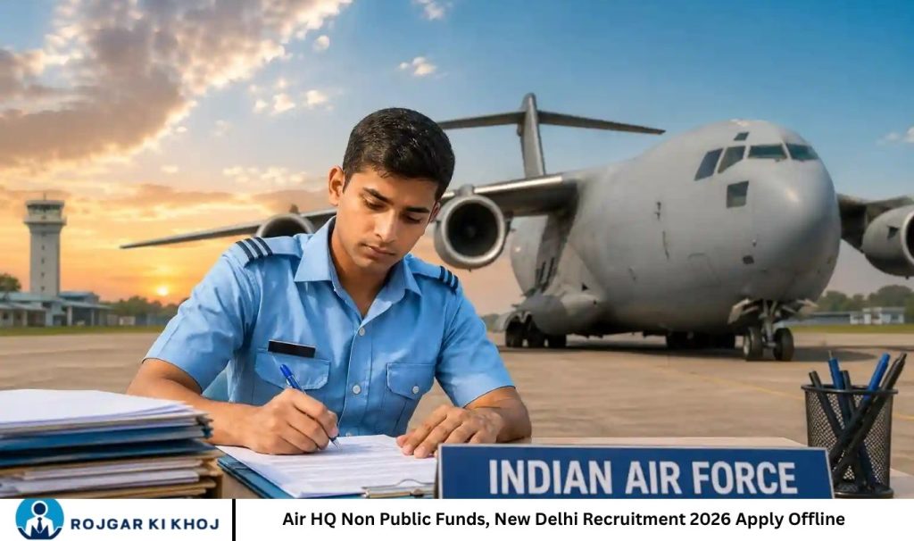 Air HQ Non Public Funds, New Delhi Recruitment 2026 Apply Offline