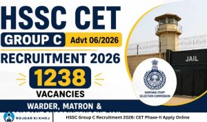 HSSC Group C Recruitment 2026: CET Phase-II Apply Online