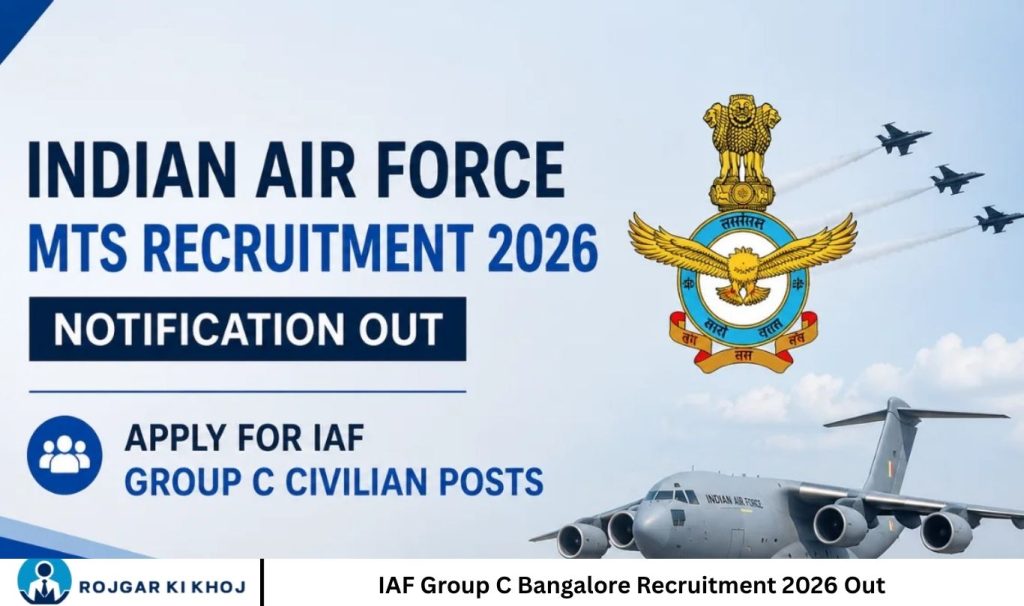 IAF Group C Bangalore Recruitment 2026 Out
