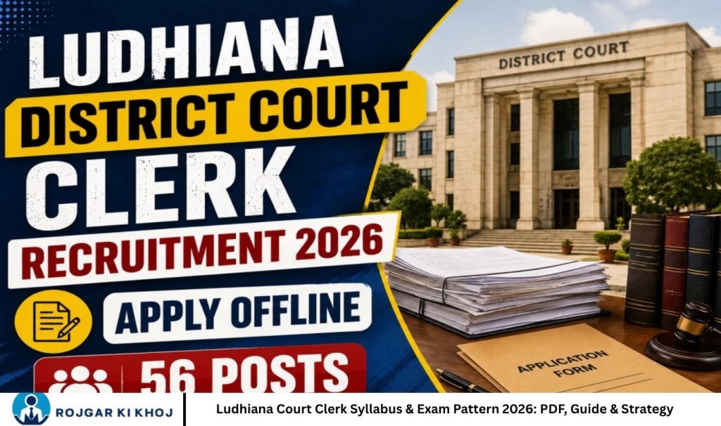 Ludhiana Court Clerk Syllabus & Exam Pattern 2026: PDF, Guide & Strategy