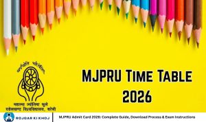 MJPRU Admit Card 2026 Complete Guide, Download Process & Exam Instructions