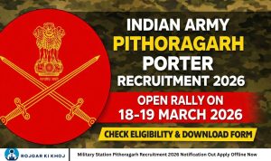 Military Station Pithoragarh Recruitment 2026 Notification Out Apply Offline Now