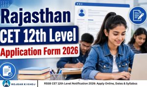 RSSB CET 12th Level Notification 2026 Apply Online, Dates & Syllabus