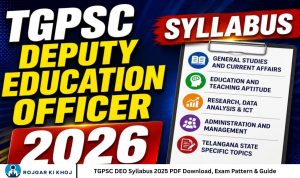 TGPSC DEO Syllabus 2025 PDF Download, Exam Pattern & Guide
