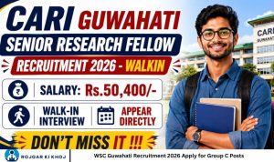 WSC Guwahati Recruitment 2026 Apply for Group C Posts