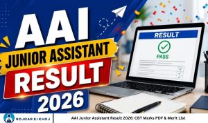 AAI Junior Assistant Result 2026 CBT Marks PDF & Merit List