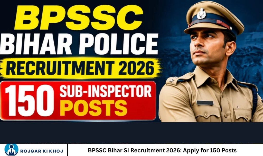 BPSSC Bihar SI Recruitment 2026 Apply for 150 Posts