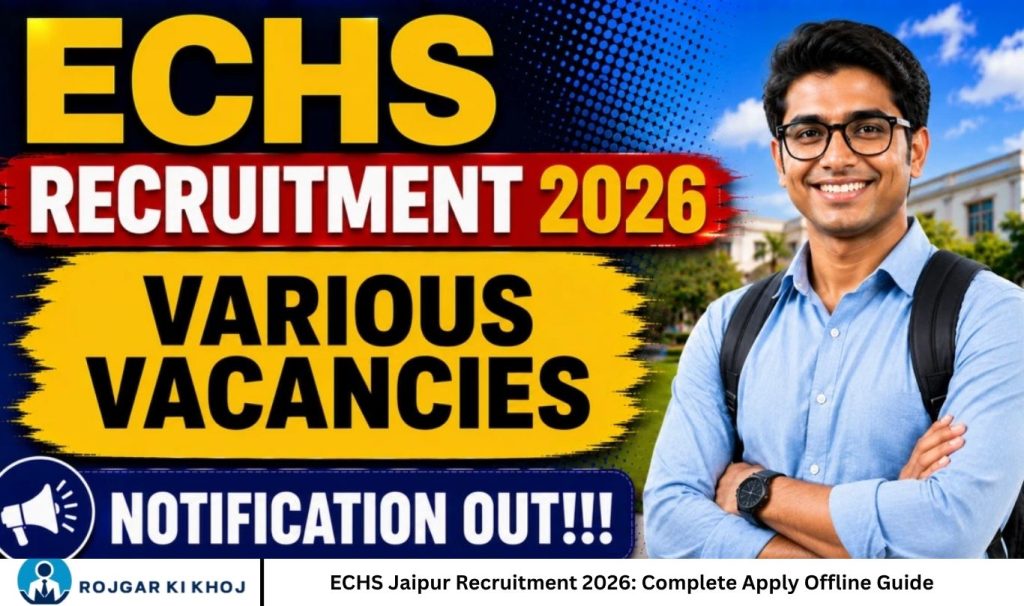 ECHS Jaipur Recruitment 2026 Complete Apply Offline Guide