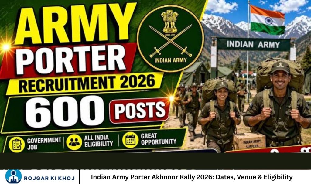 Indian Army Porter Akhnoor Rally 2026 Dates, Venue & Eligibility