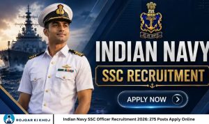 Indian Navy SSC Officer Recruitment 2026 275 Posts Apply Online