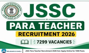 JSSC Para Teacher Recruitment 2026 Out Apply Online for 7299 Posts