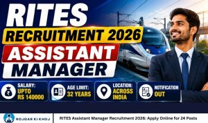 RITES Assistant Manager Recruitment 2026 Apply Online for 24 Posts